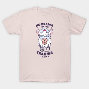 NO DRAMA NURSE LLAMA T-Shirt